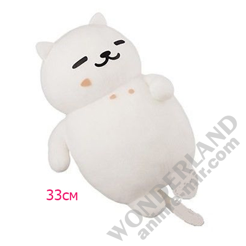 Плюшевая игрушка Неко Ацуме 33см (Ленивый кот с крошками)